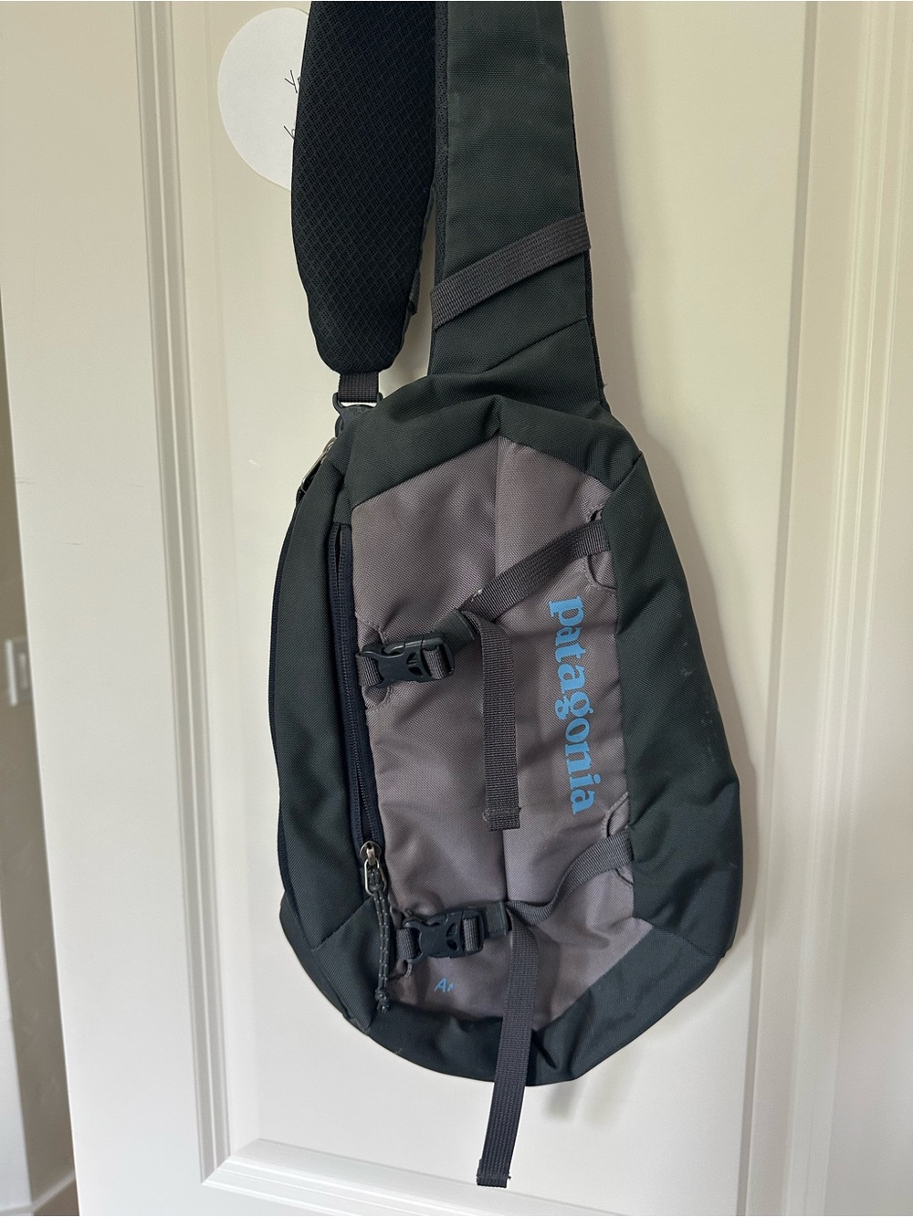 Patagonia Black and Gray Crossbody Sling Bag